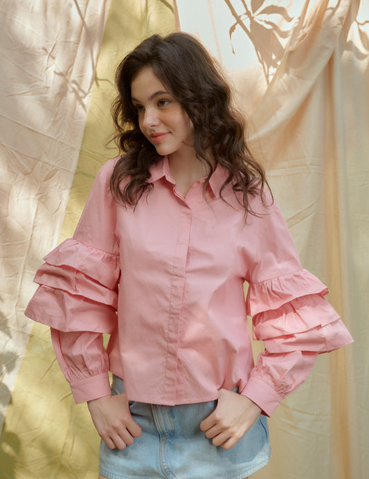 Cupcake Shirt - Berry Pink