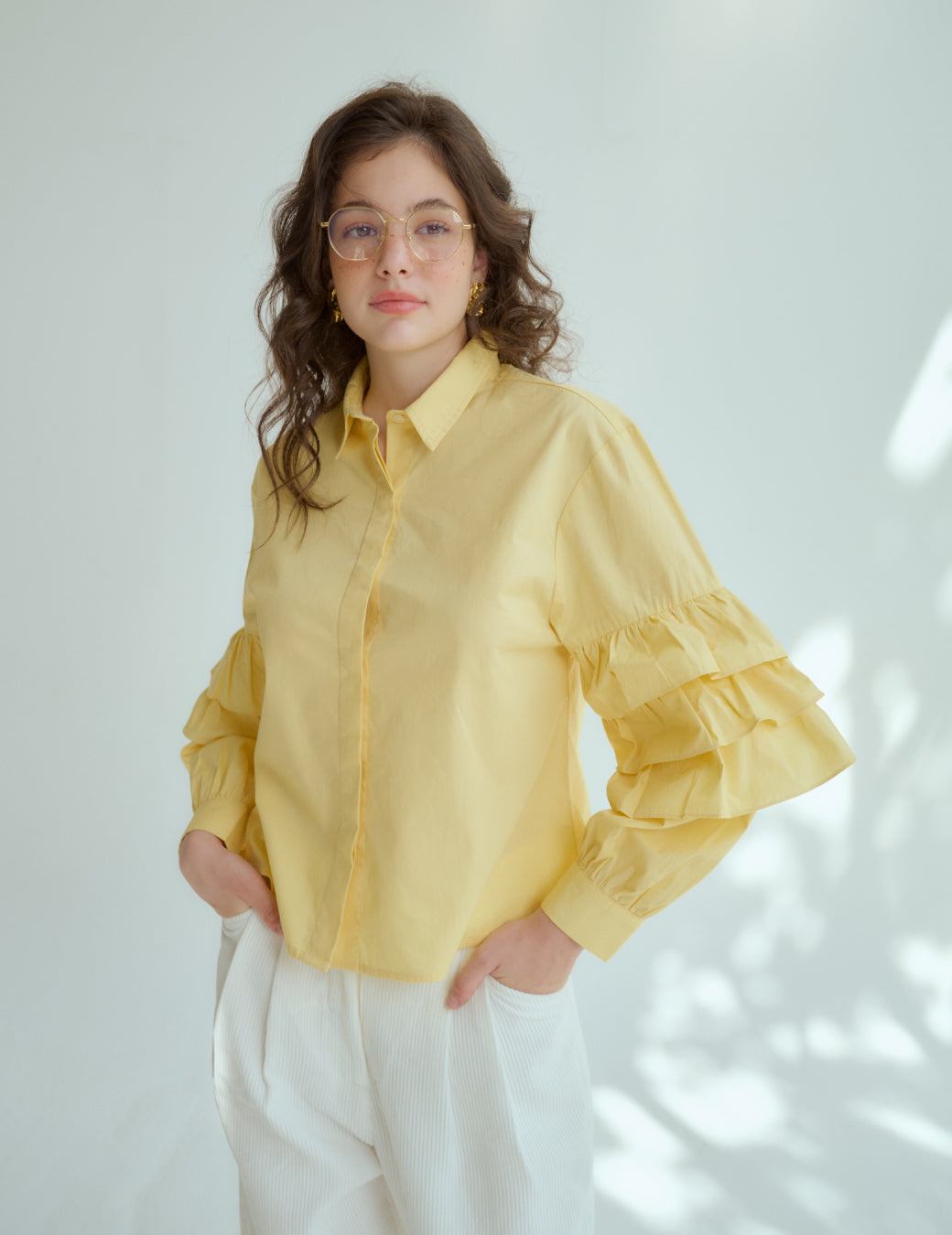 Cupcake Shirt - Crumble Yellow