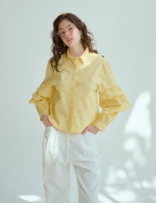 Cupcake Shirt - Crumble Yellow