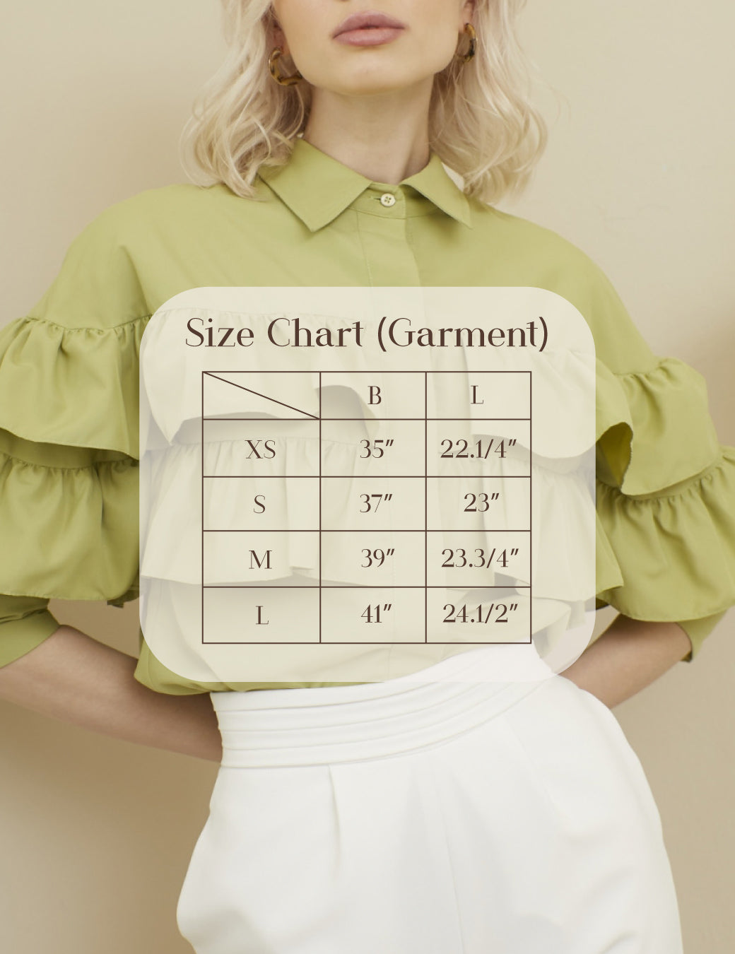 Zinnia Shirt - Avocado