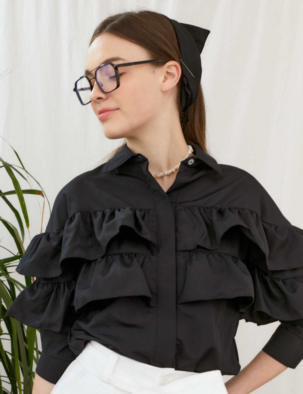 Zinnia Shirt - Black