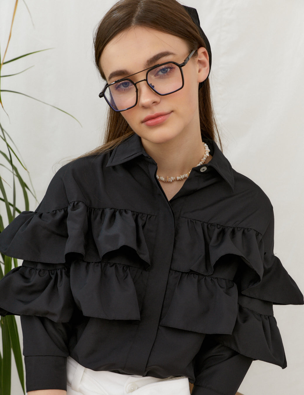 Zinnia Shirt - Black