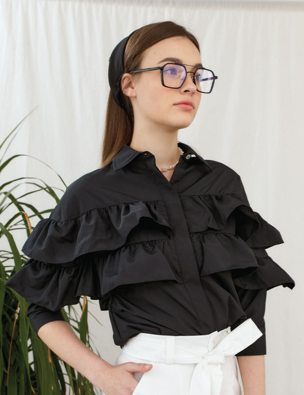 Zinnia Shirt - Black