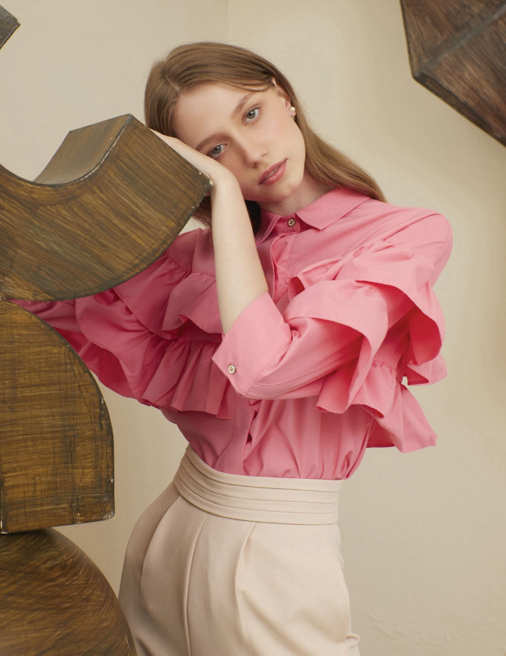 Zinnia Shirt - Rose Pink